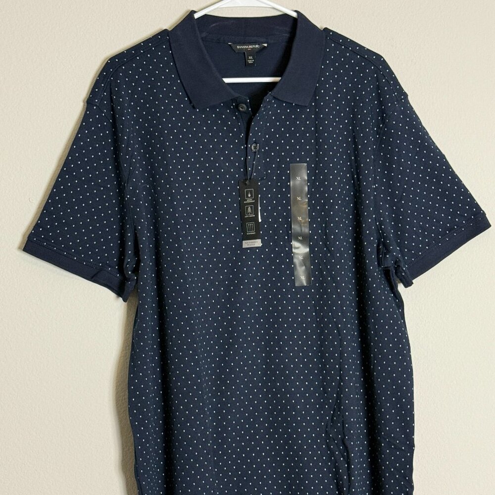 Banana Republic Tailored Performance Polo Men's Size XL Regular fit NWT